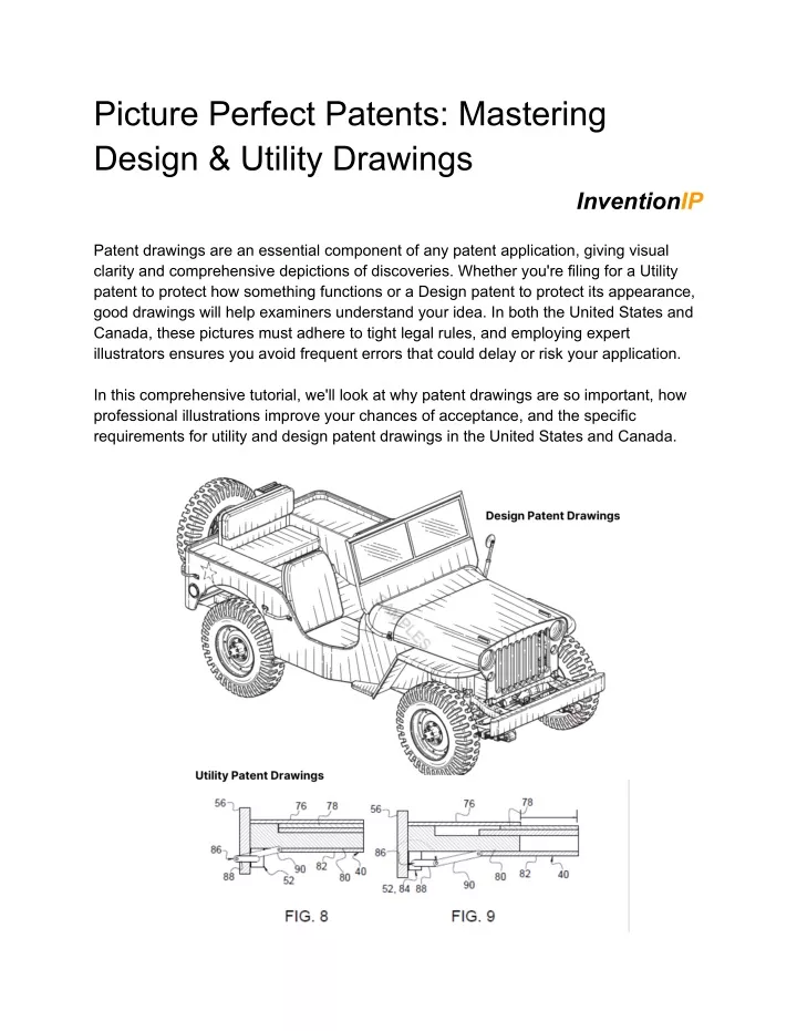 picture perfect patents mastering design utility