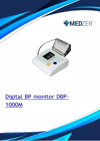 digital bp monitor dbp 1000m