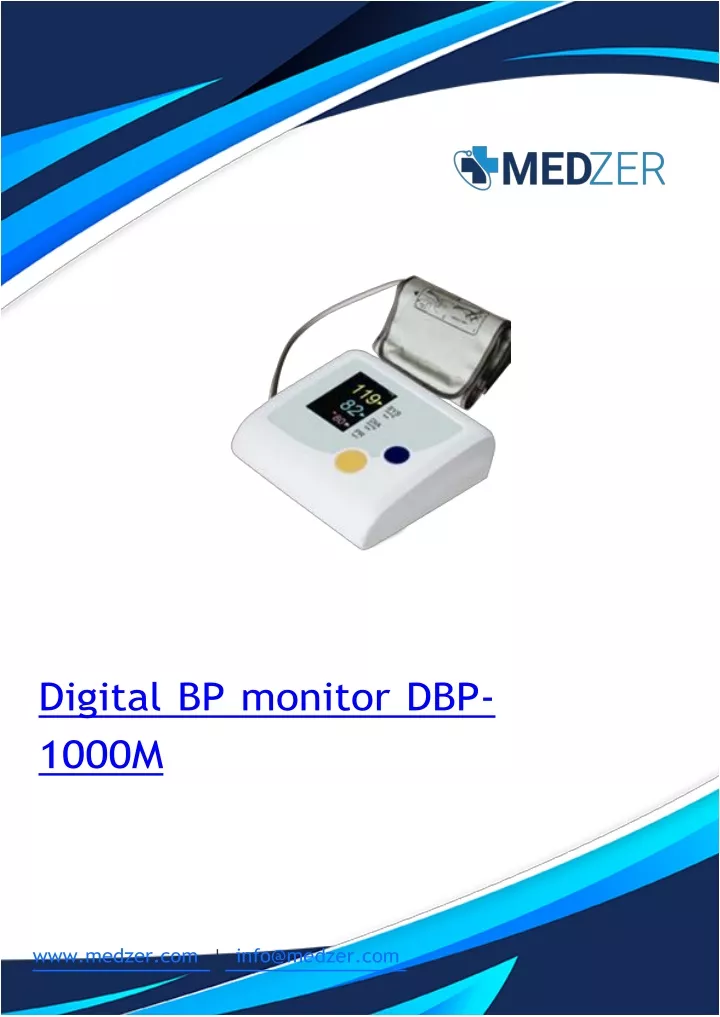 digital bp monitor dbp 1000m