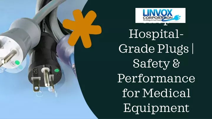 shop hospital grade plugs safety performance for medical equipment