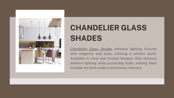 chandelier glass shades