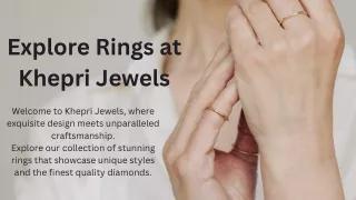 Explore Rings at Khepri Jewels