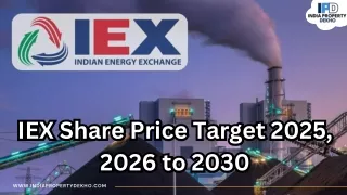 iex share price target 2025 2026 to 2030 2026