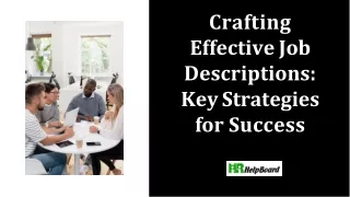 crafting effective job descriptions
