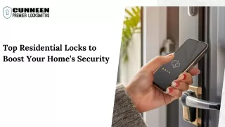 Top Residential Locks to Boost Your Home’s Security