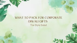 What to pack for Corporate Diwali Gifts