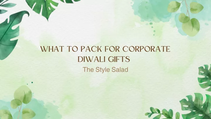 what to pack for corporate diwali gifts the style