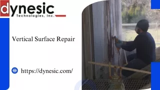 Vertical Surface Repair  Durable Epoxy Solutions By Dynesic
