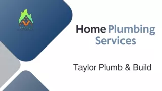Professional Home Plumbing Solutions