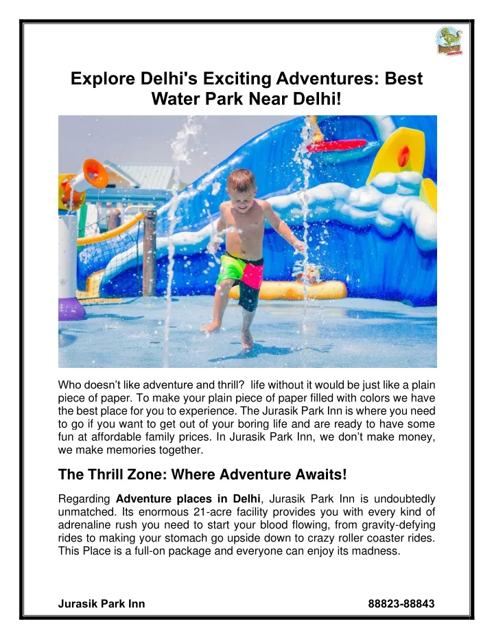 explore delhi s exciting adventures best water