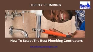 How To Select The Best Plumbing Contractor
