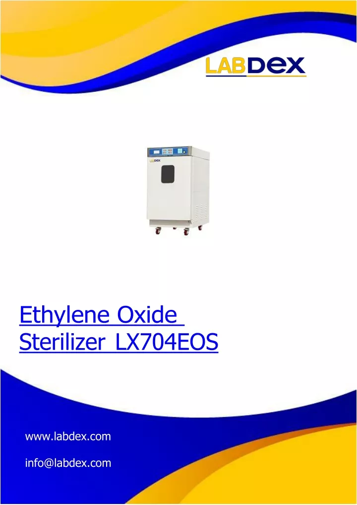 ethylene oxide sterilizer lx704eos www labdex com