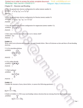 Test Bank for Organic Chemistry 9th Edition by McMurry