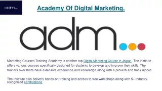 academy of digital marketing