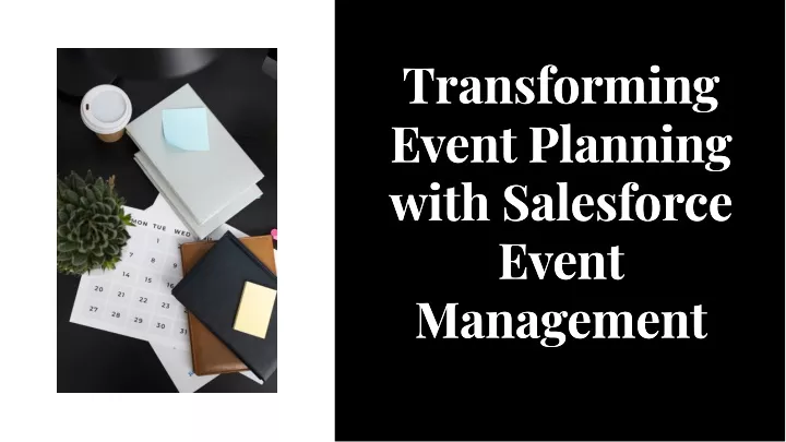 transforming event planning with salesforce event