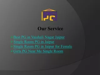 Affordable Single Room PG in Jaipur - KRC PG