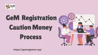 gem registration caution money process