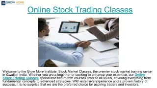 online stock trading classes
