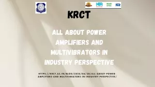 Amplifiers & Multivibrators