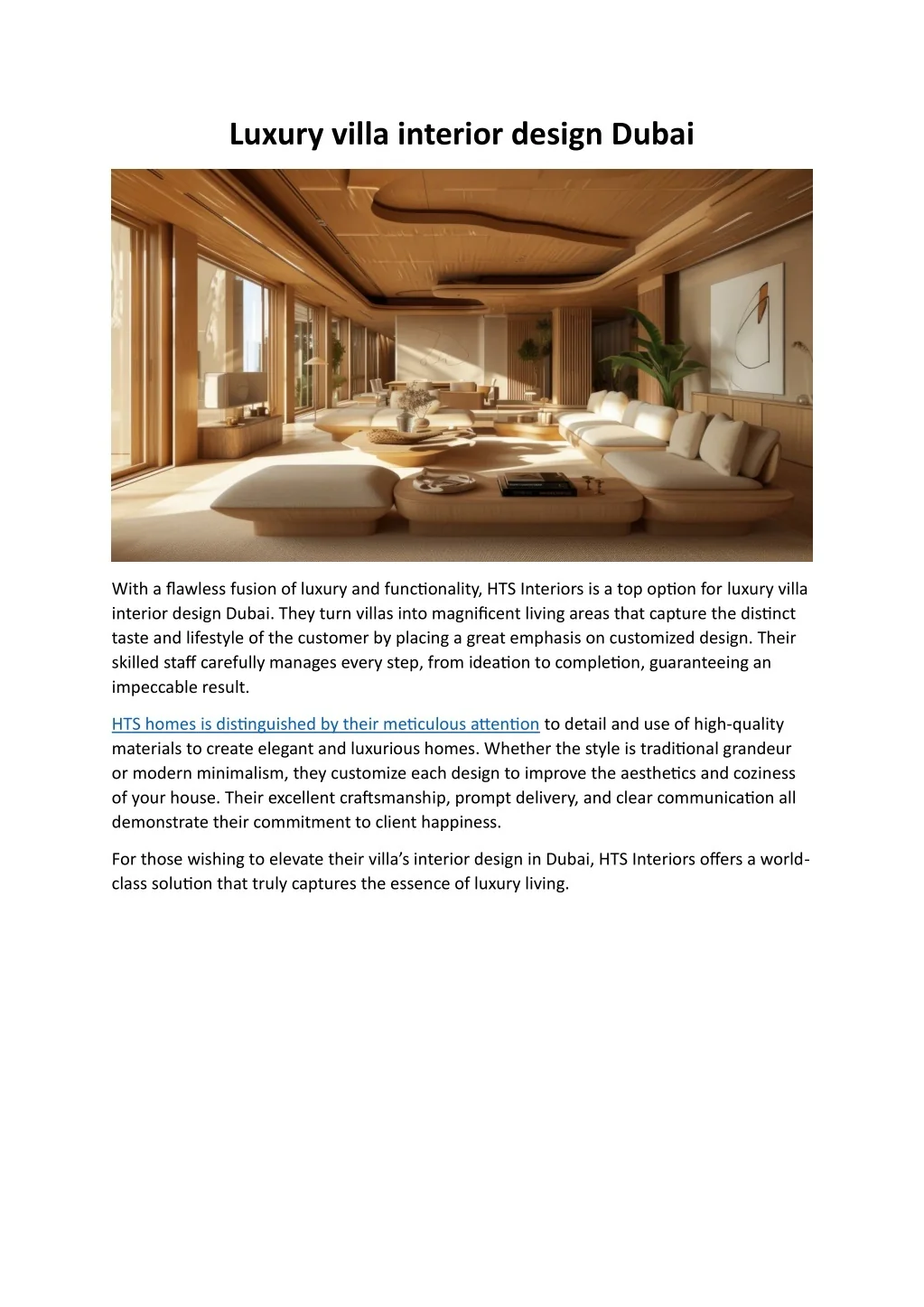 PPT - Luxury villa interior design Dubai PowerPoint Presentation, free ...
