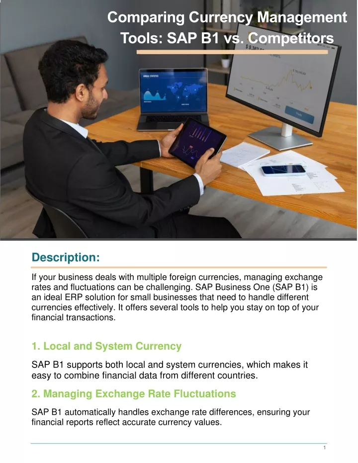 comparing currency management tools