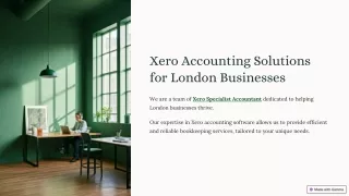 Xero Specialist Accountant – Xero Bookkeeping London