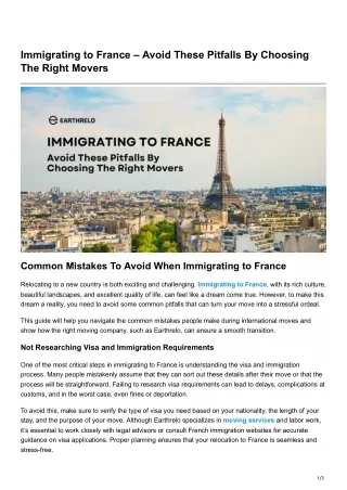 immigrating to france avoid these pitfalls
