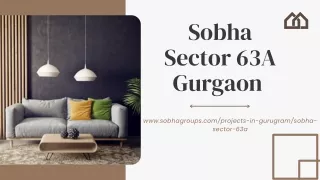 Sobha Sector 63A Gurgaon | Luxury 2, 3 & 4 BHK Apartments