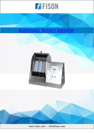 automatic rotary agitator