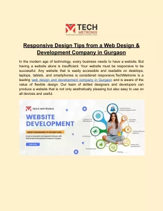 responsive design tips from a web design