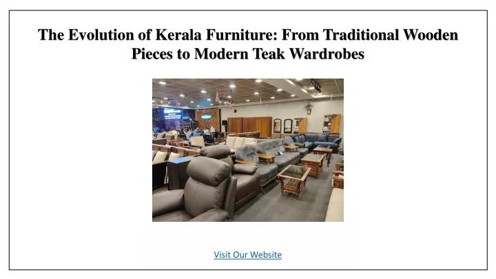 the evolution of kerala furniture from