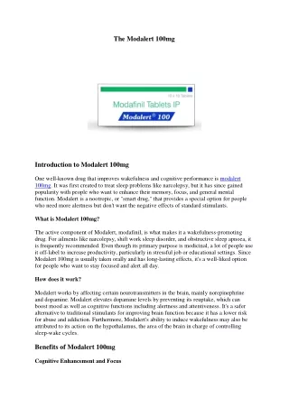 the modalert 100mg