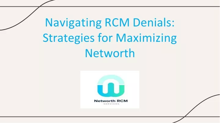 navigating rcm denials strategies for maximizing networth