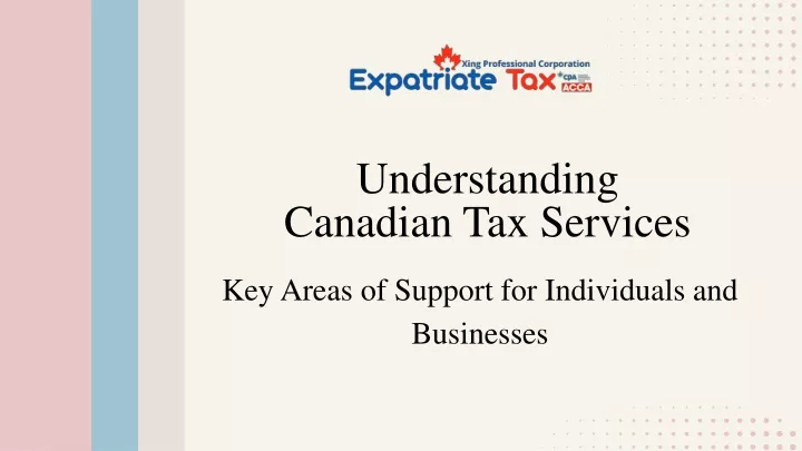 understanding canadian tax services