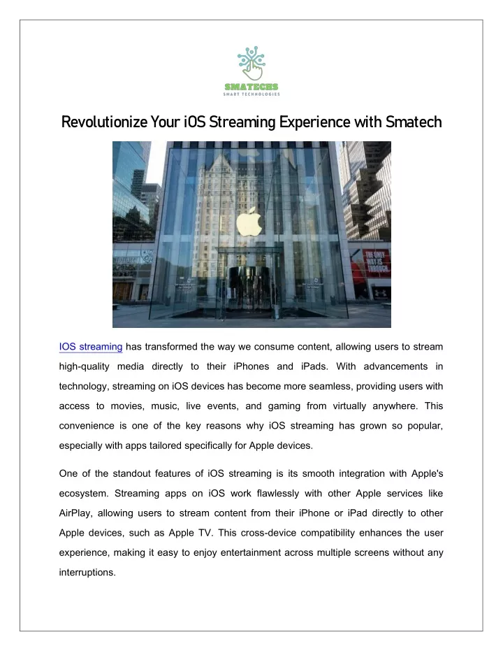 revolutionize your ios streaming experience with