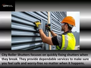 Roller Shutter Maintenance London