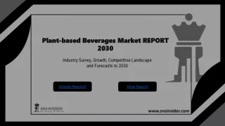 plant plant based beverages market based