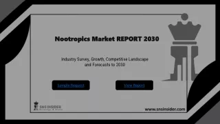 nootropics market nootropics market report