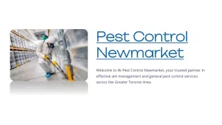 Best Pest Control Newmarket