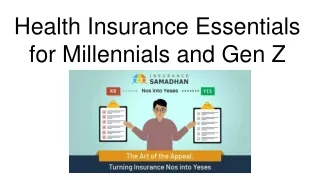 health insurance essentials for millennials and gen z