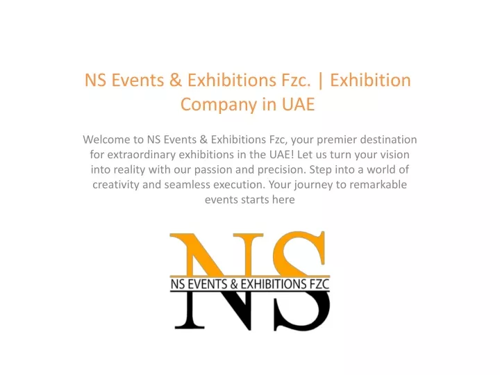 ns events exhibitions fzc exhibition company in uae