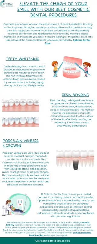 Elevate the Charm of Your Smile with Our Best Cosmetic Dental Procedures