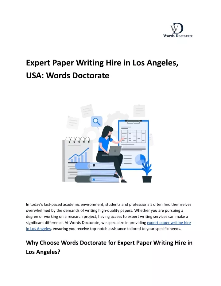 expert paper writing hire in los angeles