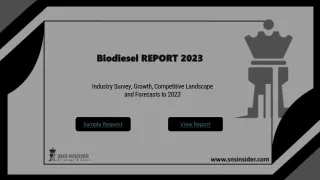 Biodiesel Market Size, Share & Segmentation By Feedstock (Vegetable Oils and Ani