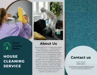 House Cleaning Service in Dublin