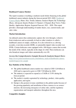 dashboard camera market