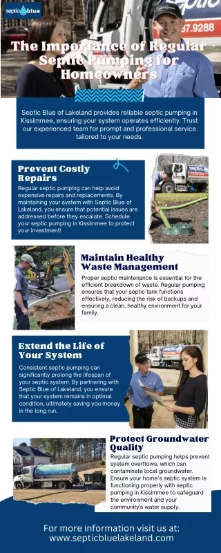 The Importance of Regular Septic Pumping for Homeowners