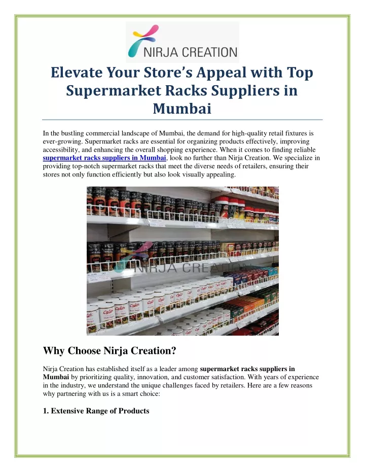 elevate your store s appeal with top supermarket