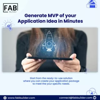 Generate MVP of Your Application Idea
