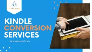 Alpha eBook-Kindle Conversion Sevices